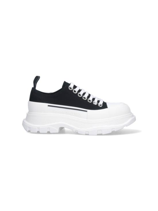 26SS 알렉산더 맥퀸 트레드 슬릭 레이스업 슈즈 697072 W4AAQ1070 Black