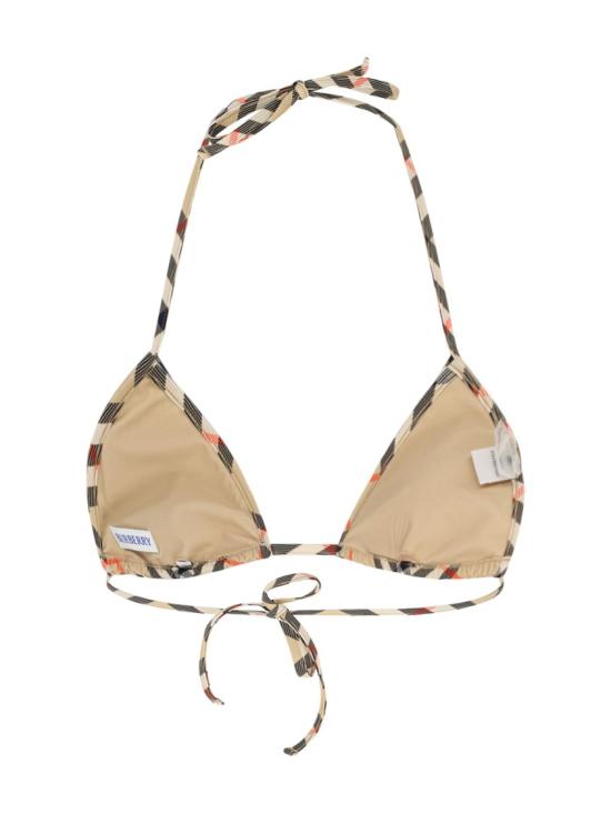 26SS 버버리 체크 비키니 탑 8122512B9368 Neutrals - BURBERRY