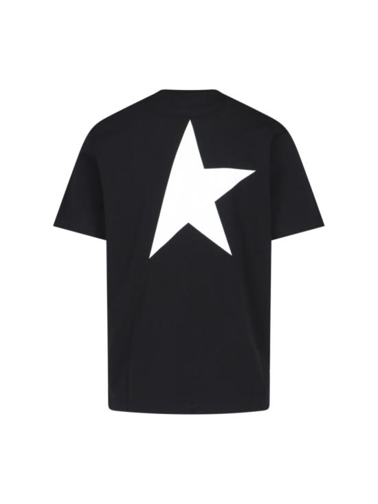 26SS 골든구스 반팔 티셔츠 GMP01220 P00087980203 Black - GOLDEN GOOSE