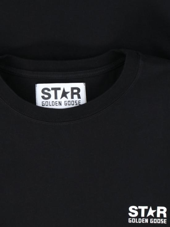 26SS 골든구스 반팔 티셔츠 GMP01220 P00087980203 Black - GOLDEN GOOSE
