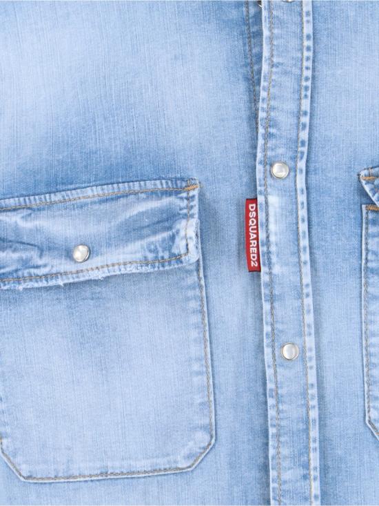 26SS 디스퀘어드2 데님 셔츠 S74DM0987 S30341470 Blue - DSQUARED2