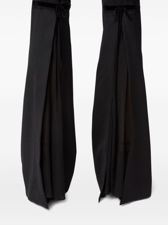 26SS 니나리찌 스트레이트 팬츠 26PCPA007 WV0323 U9000 Black - NINA RICCI