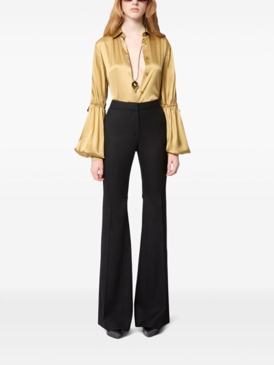 26SS 니나리찌 스트레이트 팬츠 26PCPA007 WV0323 U9000 Black - NINA RICCI