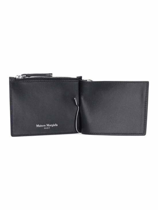 26SS 마르지엘라 보빈 레더 머니 클립 지갑 SA1UI0018 P4745T8013 Black - MAISON MARGIELA