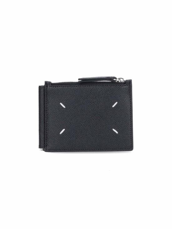 26SS 마르지엘라 보빈 레더 머니 클립 지갑 SA1UI0018 P4745T8013 Black