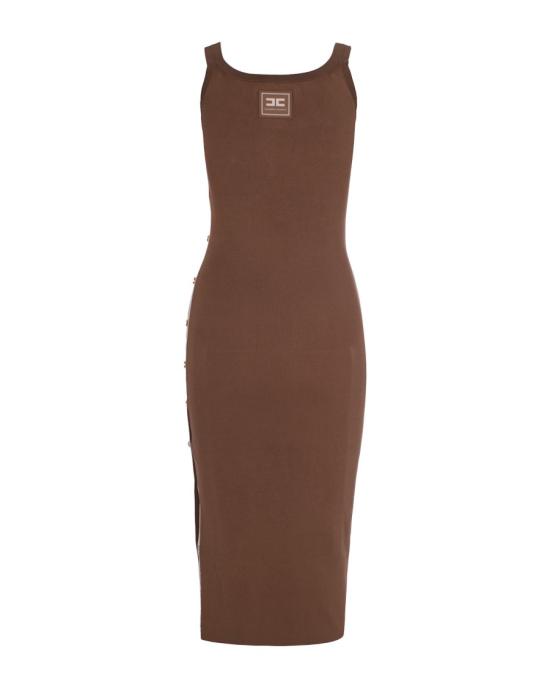 26SS 엘리자베타프랜치 미디 원피스 2971409 Brown - ELISABETTA FRANCHI