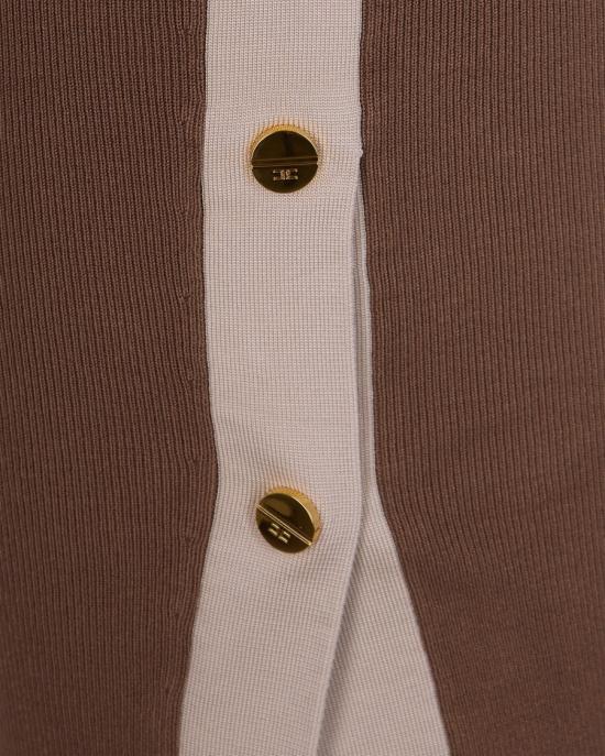 26SS 엘리자베타프랜치 미디 원피스 2971409 Brown - ELISABETTA FRANCHI