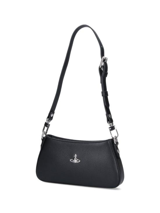26SS 비비안웨스트우드 ORB 타샤 레더 스터드 숄더백 5801000JW S000DN403 Black - VIVIENNE WESTWOOD
