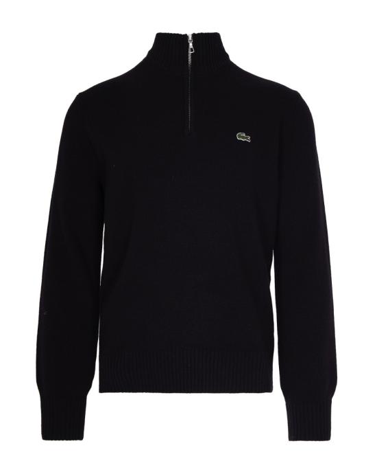 25FW 라코스테 집업 니트 7937983 Black