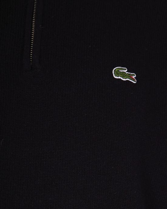 25FW 라코스테 집업 니트 7937983 Black - LACOSTE