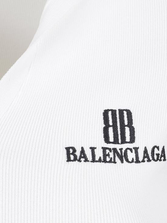  발렌시아가 반팔 티셔츠 835501WT52319040 White - BALENCIAGA
