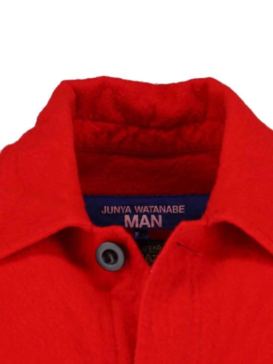 25FW 와타나베 준야 긴팔 셔츠 WP J008 W252 Red - JUNYA WATANABE