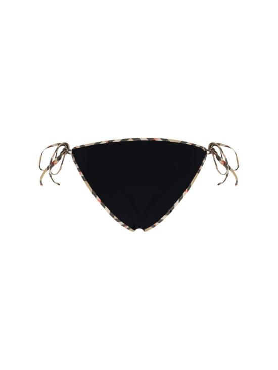 26SS 버버리 체크 트림 비키니 브리프 8118812A1189 Black - BURBERRY