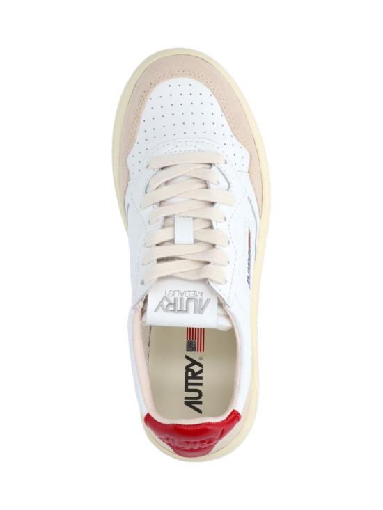 26SS 오트리 메달리스트 로우 레더 스니커즈 AULWLS43 White - AUTRY