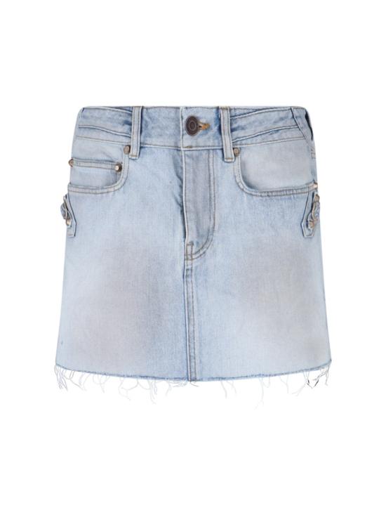 25FW 발렌시아가 데님 스커트 852324 TTW744200 Blue
