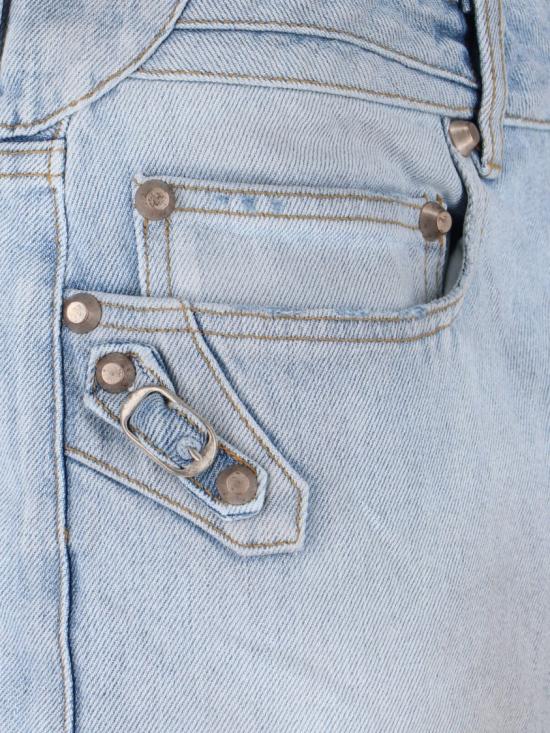 25FW 발렌시아가 데님 스커트 852324 TTW744200 Blue - BALENCIAGA