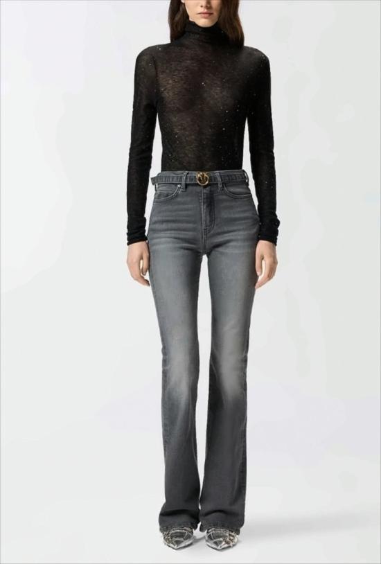 25FW 핑코 데님 팬츠 100166 A2S2 PJ9 Grey - PINKO