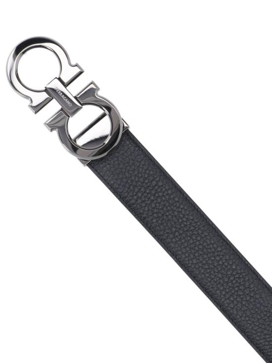 26SS 살바토레 페라가모 가죽 벨트 687611015 Black - SALVATORE FERRAGAMO