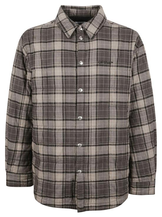 25FW 오프화이트 긴팔 셔츠 OMES01AF25FAB0020710 Grey