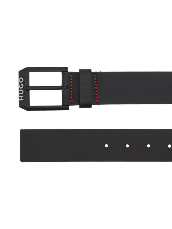 26SS 휴고보스 가죽 벨트 50503404 10207222001 BLACK - HUGO BOSS