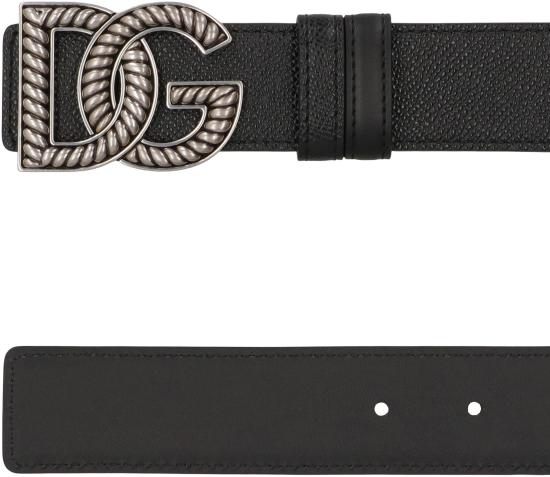 26SS 돌체앤가바나 가죽 벨트 BC4942 AG6518B956 BLACK - DOLCE & GABBANA