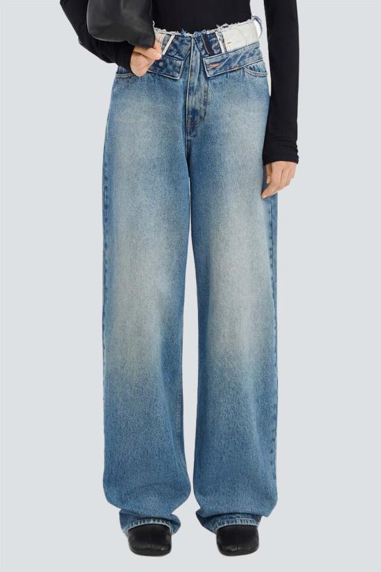  MM6 메종마르지엘라 데님 팬츠 Mm6 메종 마르지엘라 라이트 블루 5포켓 진