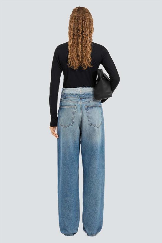  MM6 메종마르지엘라 데님 팬츠 Mm6 메종 마르지엘라 라이트 블루 5포켓 진 - MM6 MAISON MARGIELA