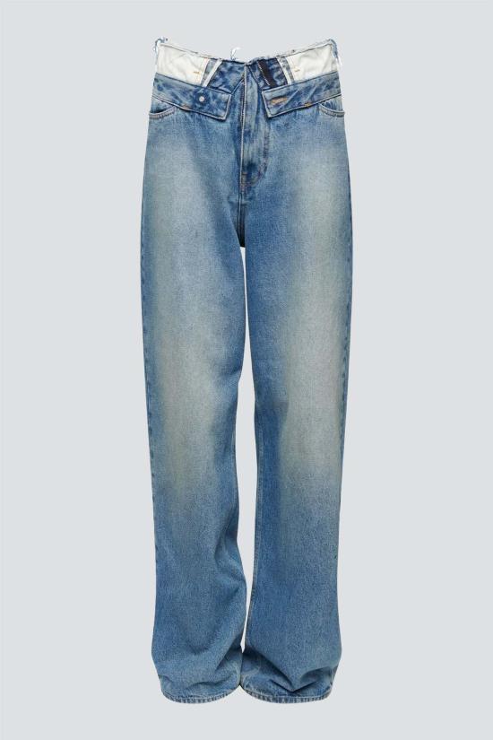  MM6 메종마르지엘라 데님 팬츠 Mm6 메종 마르지엘라 라이트 블루 5포켓 진 - MM6 MAISON MARGIELA