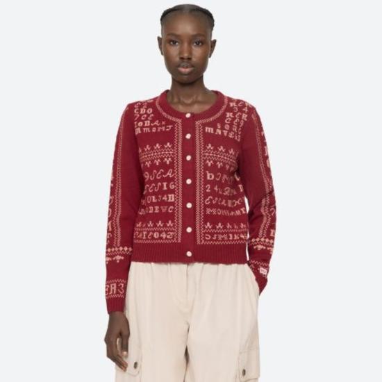  씨뉴욕 가디건 Sea Ny Kit 자수