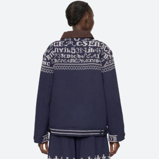  씨뉴욕 자켓 Sea Ny 키트 자수 재킷 - SEA NY