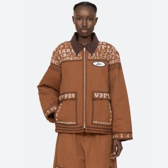  씨뉴욕 자켓 Sea Ny 키트 자수 재킷