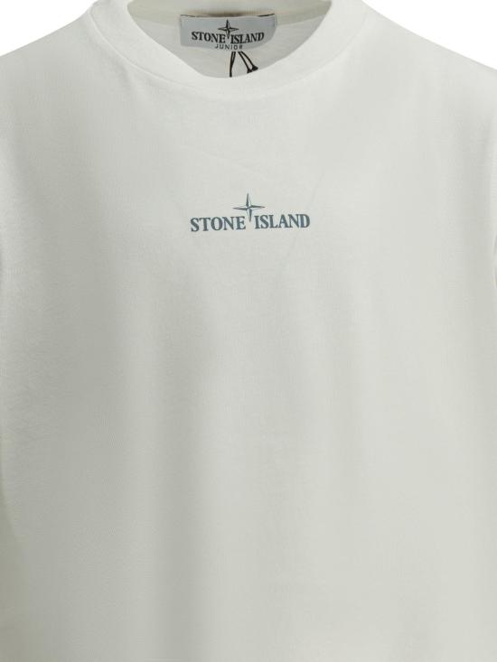 26SS [키즈] 스톤 아일랜드 트레이닝 상의 2100009 S0377V0001 WHITE - STONE ISLAND
