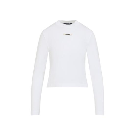 26SS 자크뮈스 반팔 티셔츠 TSW00155AJ00124 100 WHITE