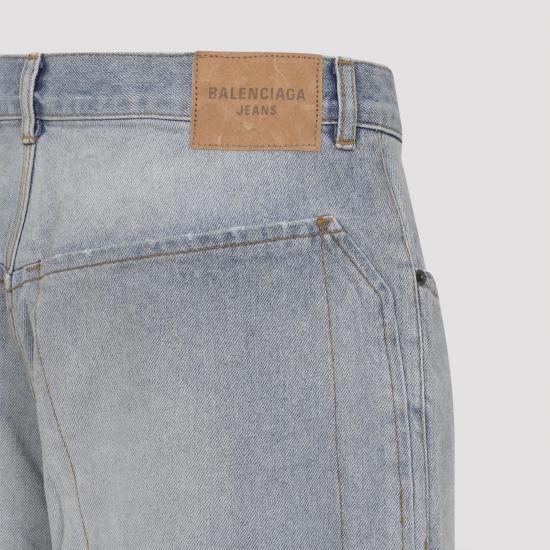 26SS 발렌시아가 스트레이트 팬츠 857216 TTWB1 4009 DIRTY LIGHT BLUE - BALENCIAGA