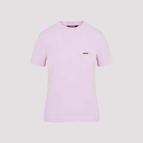 26SS 자크뮈스 반팔 티셔츠 TSW00550AJ00029 431 PINK 2 PINK PURPLE - JACQUEMUS