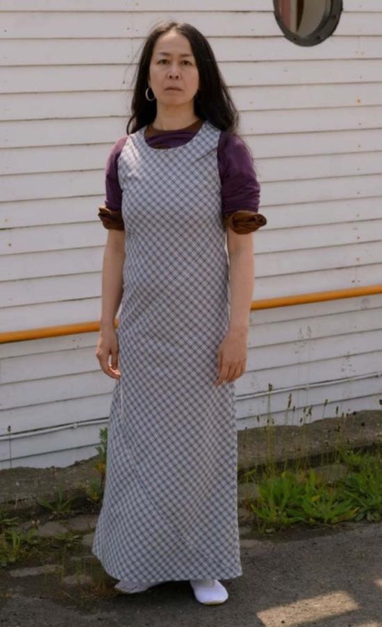  베이스레인지 미디 원피스 유충 드레스 - BASERANGE