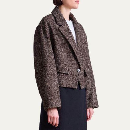  어피스 어파트 자켓 어피스 아파트 리아 크롭백 재킷