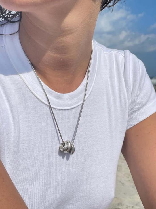  피 닌아 목걸이/팬던트 P.Nina 행성 나선 No.17/7 목걸이 - P.NINA