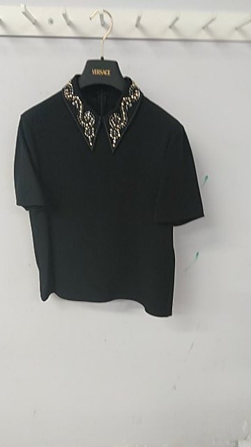 25FW 베르사체 폴로 티셔츠 10221201A123691B000 Black - VERSACE