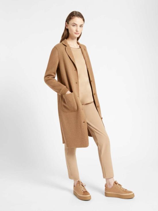 25FW 막스마라 긴팔 티셔츠 2526196018650024 Brown - MAX MARA
