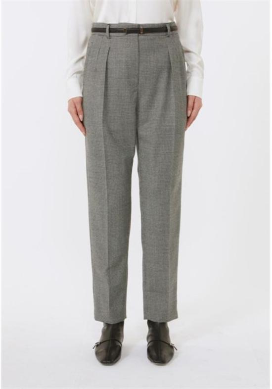 25FW 막스마라 스트레이트 팬츠 2526136032650007 Grey - MAX MARA