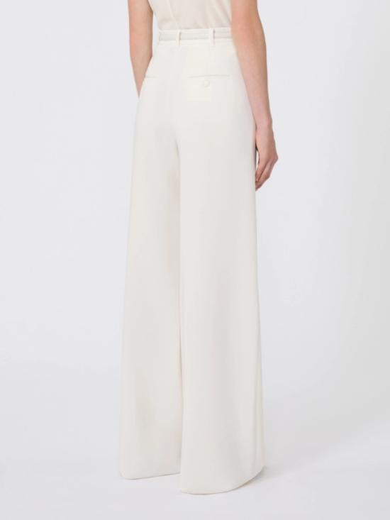 25FW 막스마라 스트레이트 팬츠 2526136011650008 White - MAX MARA