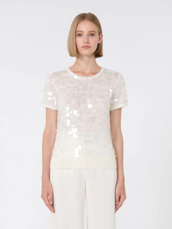 25FW 막스마라 스웨터 2526366091650001 White - MAX MARA