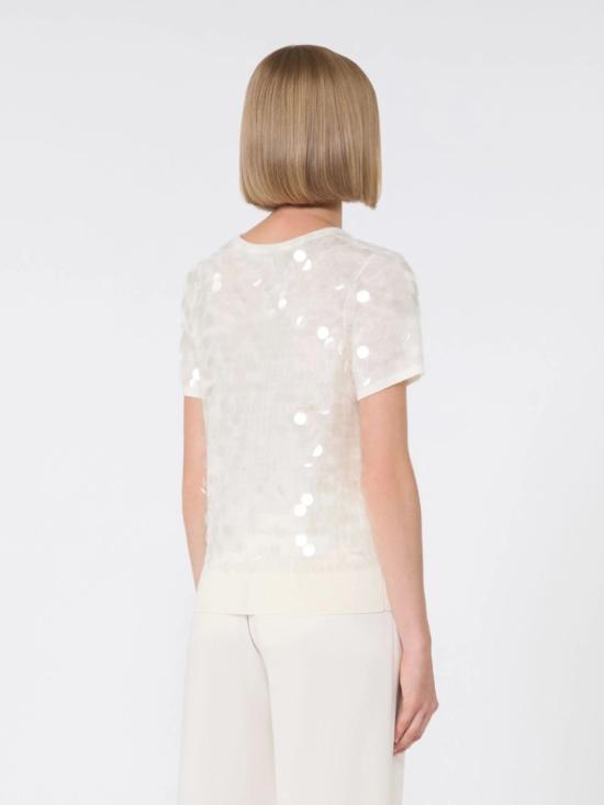 25FW 막스마라 스웨터 2526366091650001 White - MAX MARA