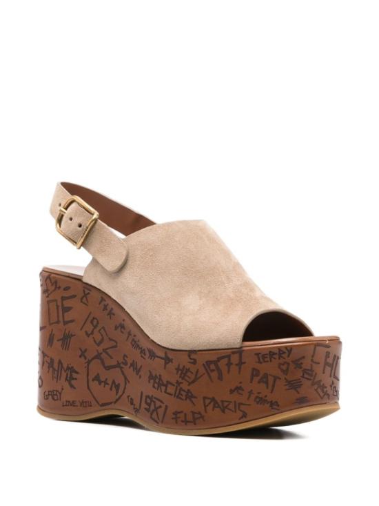 26SS 끌로에 뮬/슬리퍼 CH25A10GRY751 Brown - CHLOE