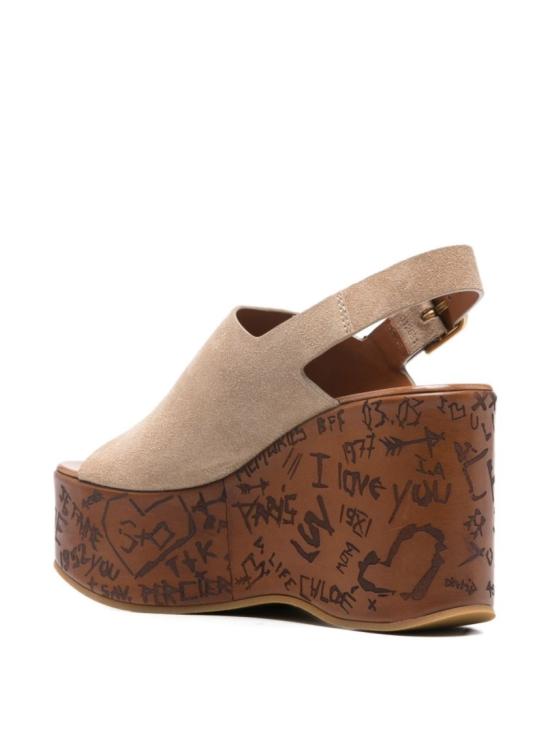26SS 끌로에 뮬/슬리퍼 CH25A10GRY751 Brown - CHLOE