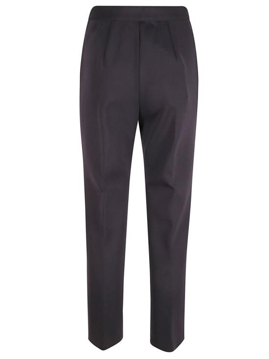 25FW 막스마라 스트레이트 팬츠 2521786018600W 004 Black - MAX MARA