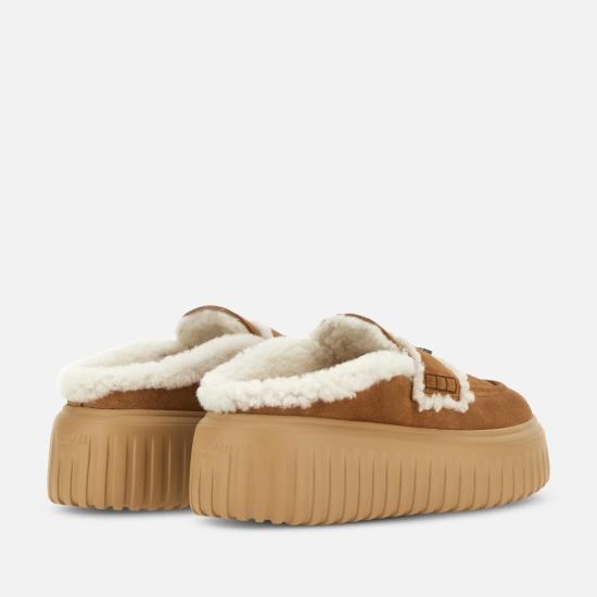 25FW 호간 뮬/슬리퍼 HXW6450FX30BTMS410 Brown - HOGAN