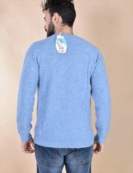 25FW 세인트바쓰 스웨터 HERONALPACA01999I Blue - MC2 SAINT BARTH