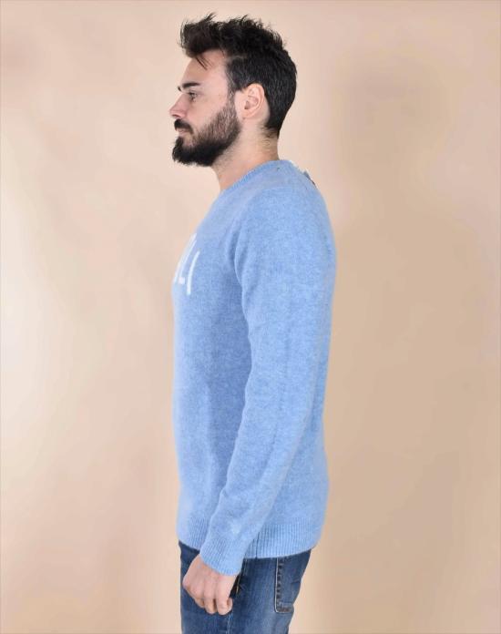 25FW 세인트바쓰 스웨터 HERONALPACA01999I Blue - MC2 SAINT BARTH